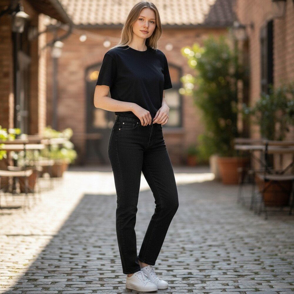 LEVI'S Women's NEW‎ 900 Series Rare Vintage Jeans Black | Size 15